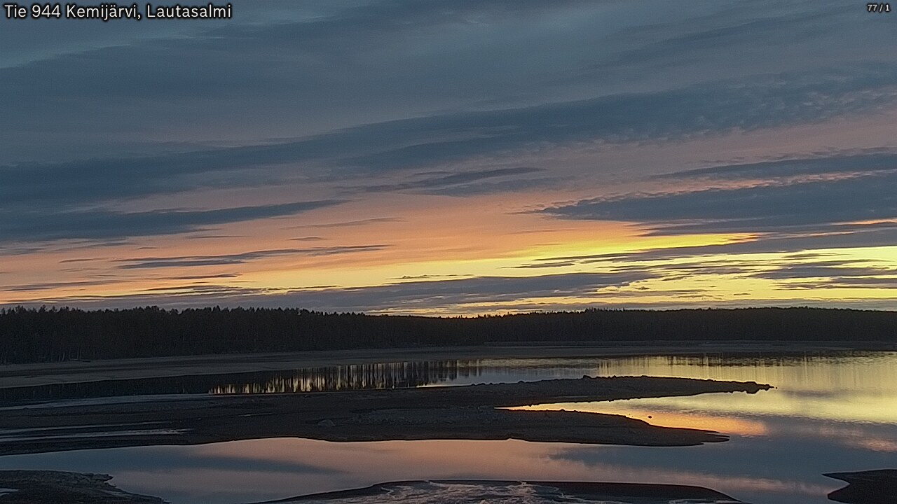 Weather Camera Image Väg 944 Kemijärvi, Lautasalmi, Kemijärvi, Lappi