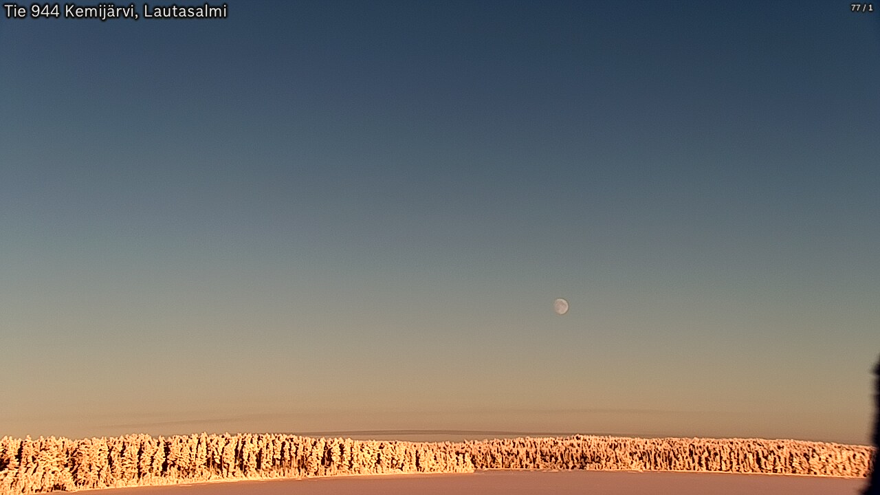 Weather Camera Image Road 944 Kemijärvi, Lautasalmi, Kemijärvi, Lappi