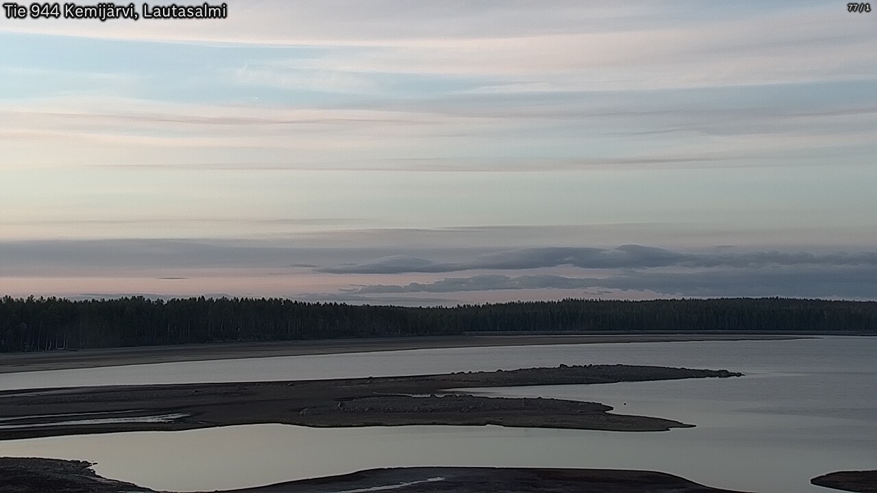 Weather Camera Image Väg 944 Kemijärvi, Lautasalmi, Kemijärvi, Lappi