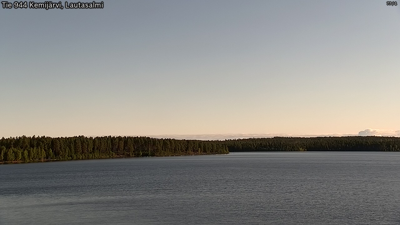 Weather Camera Image Väg 944 Kemijärvi, Lautasalmi, Kemijärvi, Lappi