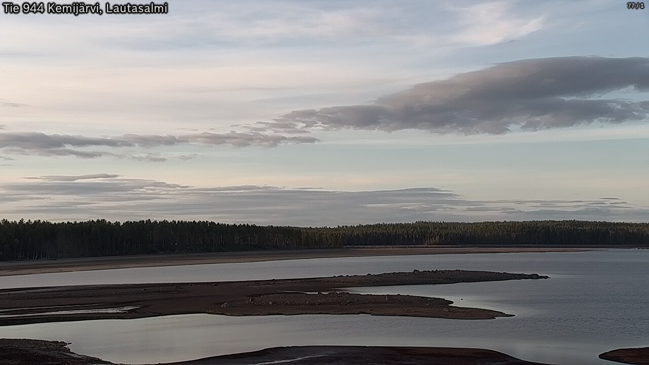 Weather Camera Image Väg 944 Kemijärvi, Lautasalmi, Kemijärvi, Lappi