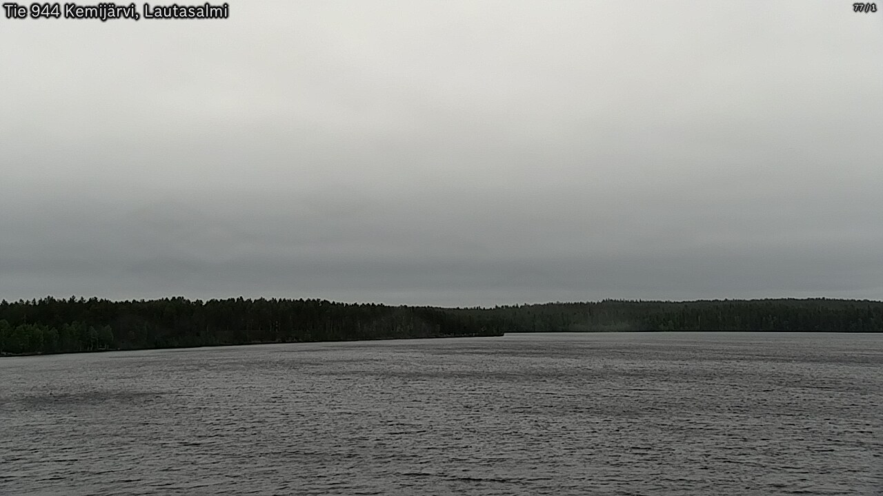 Weather Camera Image Väg 944 Kemijärvi, Lautasalmi, Kemijärvi, Lappi