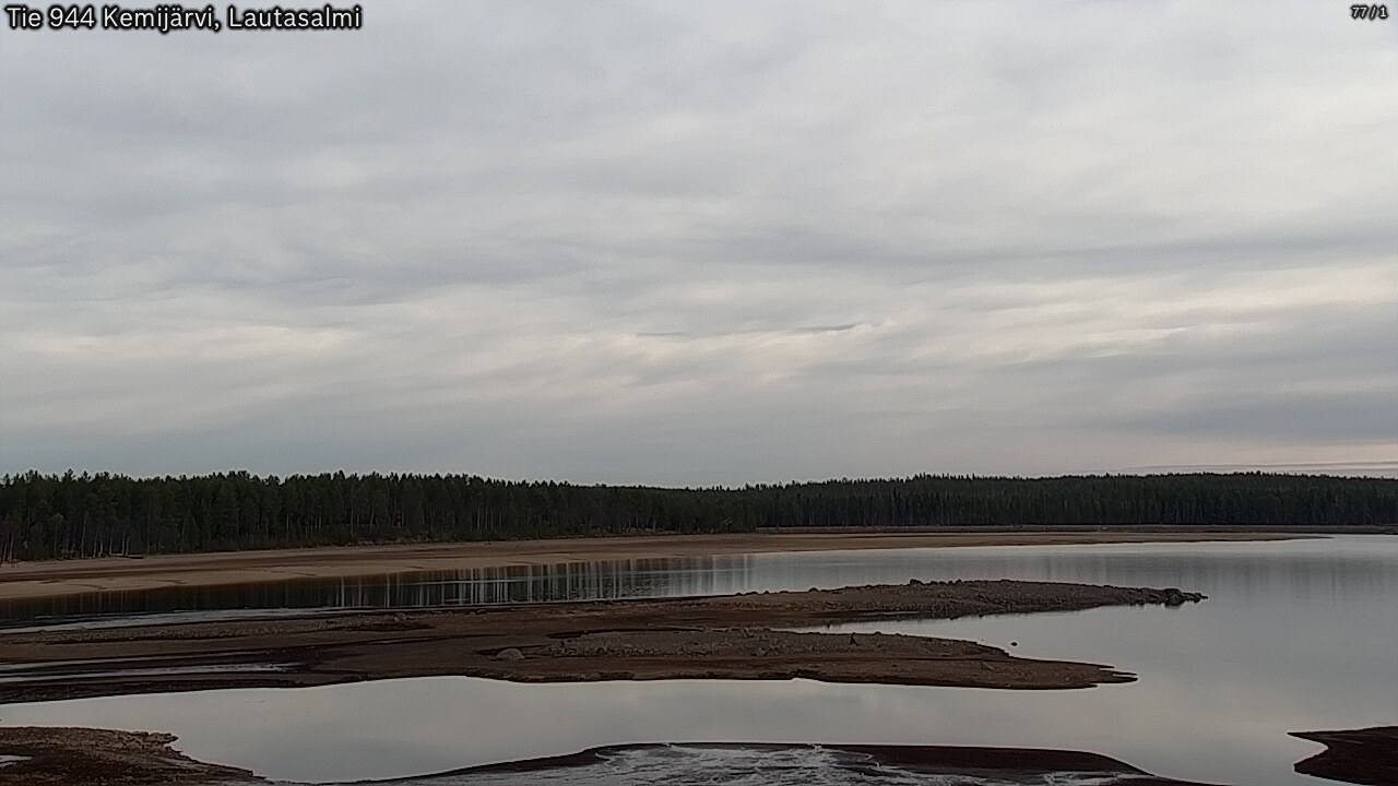 Weather Camera Image Väg 944 Kemijärvi, Lautasalmi, Kemijärvi, Lappi