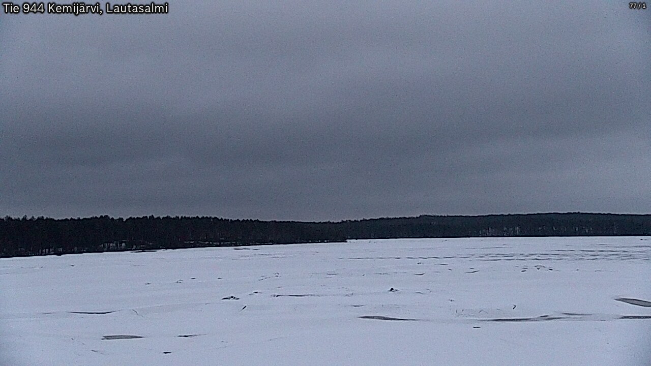 Weather Camera Image Road 944 Kemijärvi, Lautasalmi, Kemijärvi, Lappi