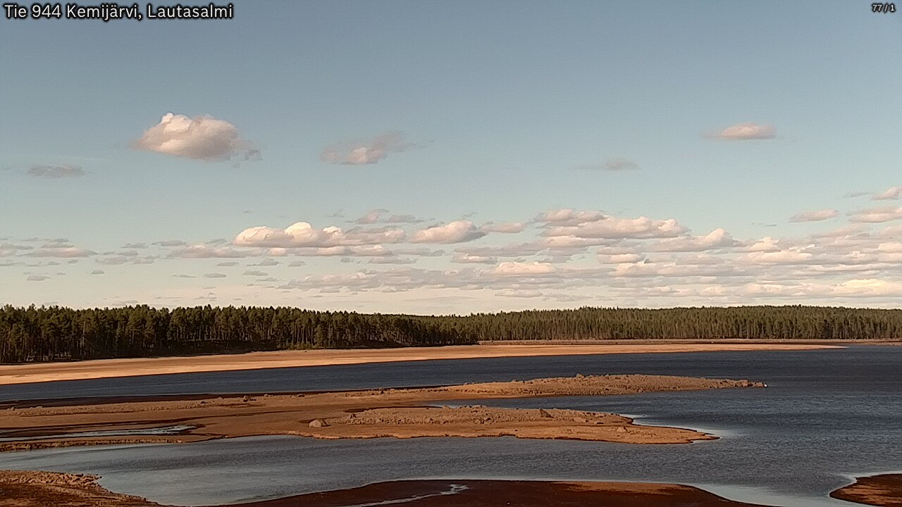 Weather Camera Image Väg 944 Kemijärvi, Lautasalmi, Kemijärvi, Lappi