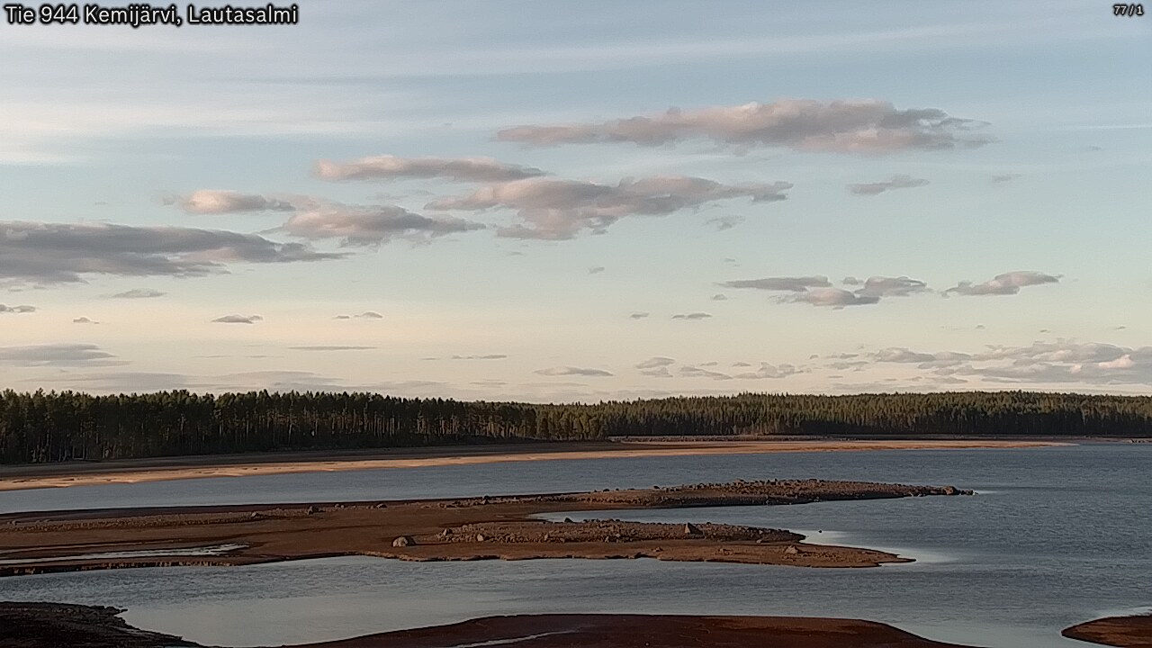 Weather Camera Image Väg 944 Kemijärvi, Lautasalmi, Kemijärvi, Lappi