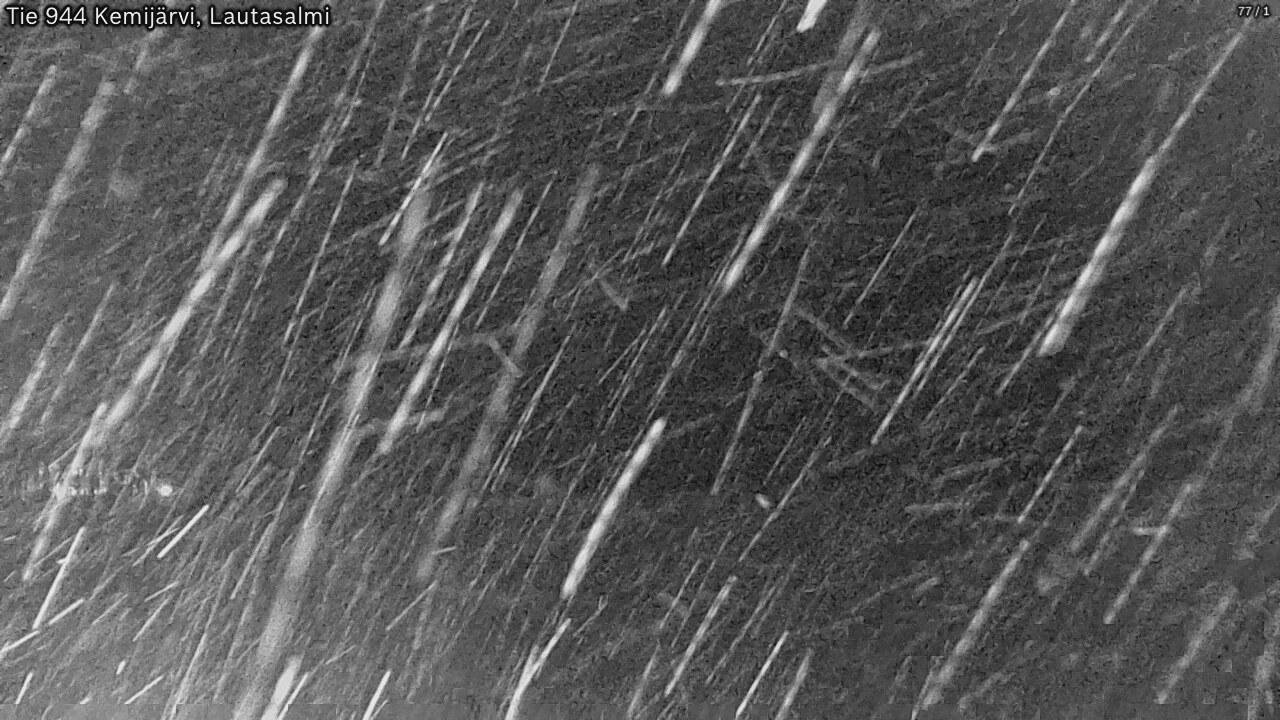Weather Camera Image Väg 944 Kemijärvi, Lautasalmi, Kemijärvi, Lappi