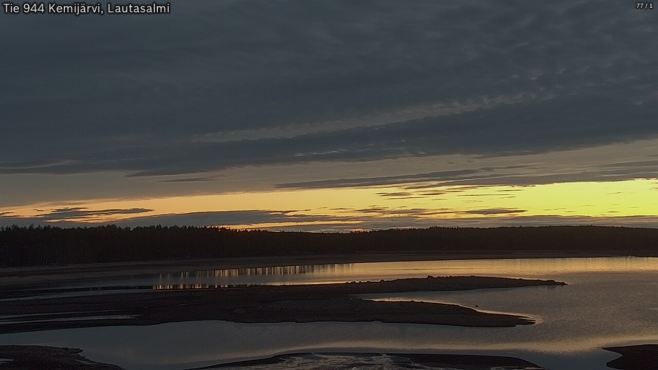 Weather Camera Image Väg 944 Kemijärvi, Lautasalmi, Kemijärvi, Lappi