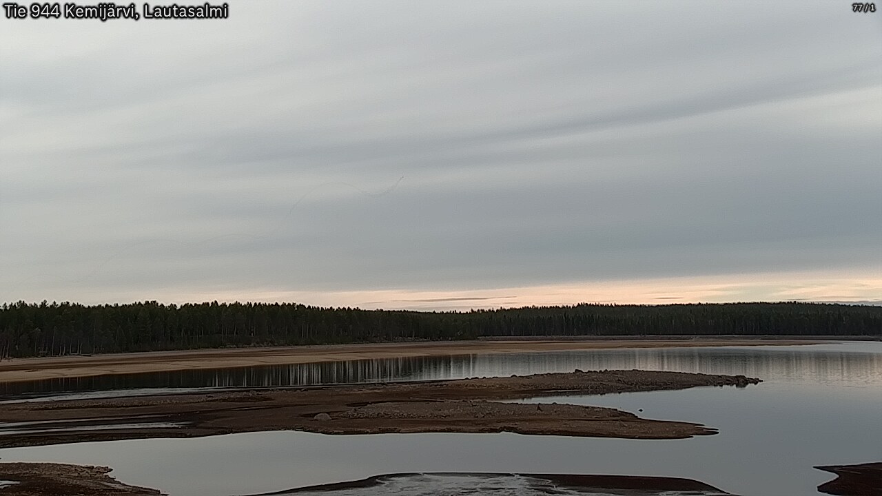 Weather Camera Image Väg 944 Kemijärvi, Lautasalmi, Kemijärvi, Lappi