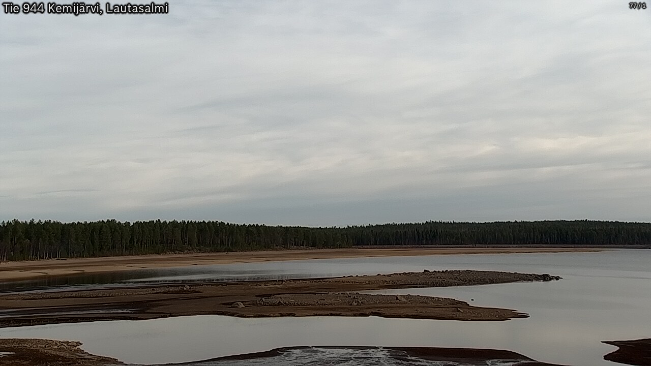 Weather Camera Image Väg 944 Kemijärvi, Lautasalmi, Kemijärvi, Lappi