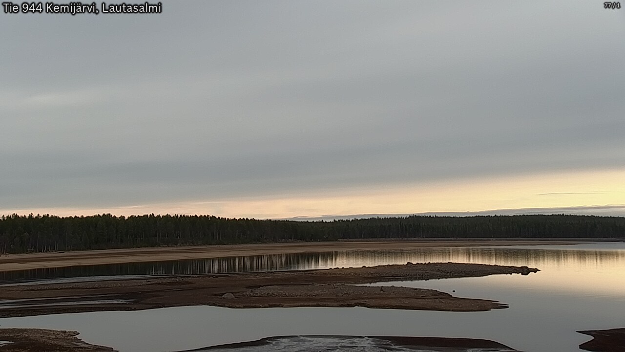 Weather Camera Image Väg 944 Kemijärvi, Lautasalmi, Kemijärvi, Lappi