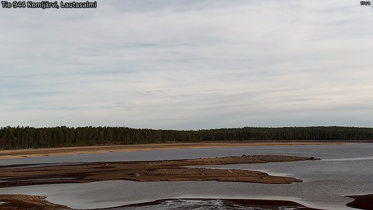 Weather Camera Image Väg 944 Kemijärvi, Lautasalmi, Kemijärvi, Lappi