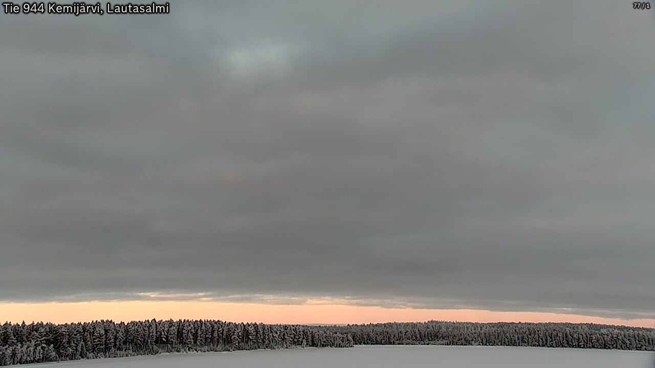 Kelikamerat Kuva Tie 944 Kemijärvi, Lautasalmi, Kemijärvi, Lappi