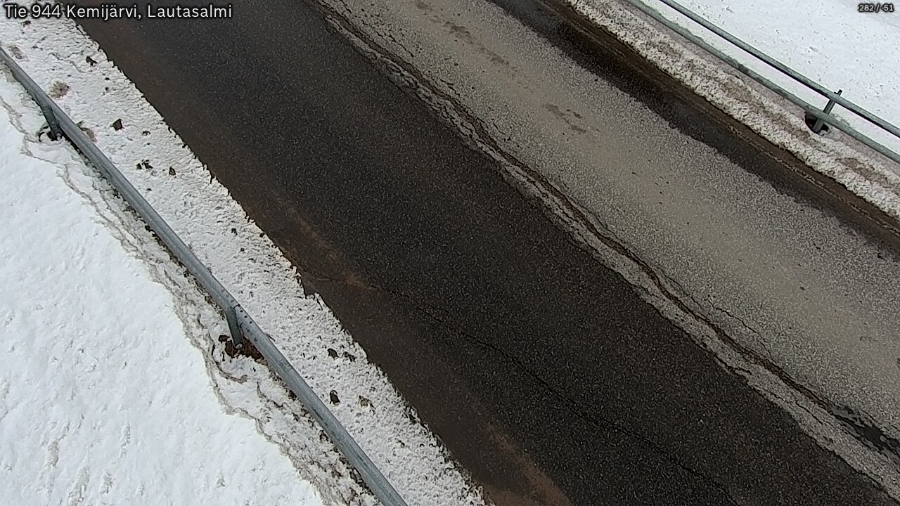 Weather Camera Image Road 944 Kemijärvi, Lautasalmi, Kemijärvi, Lappi
