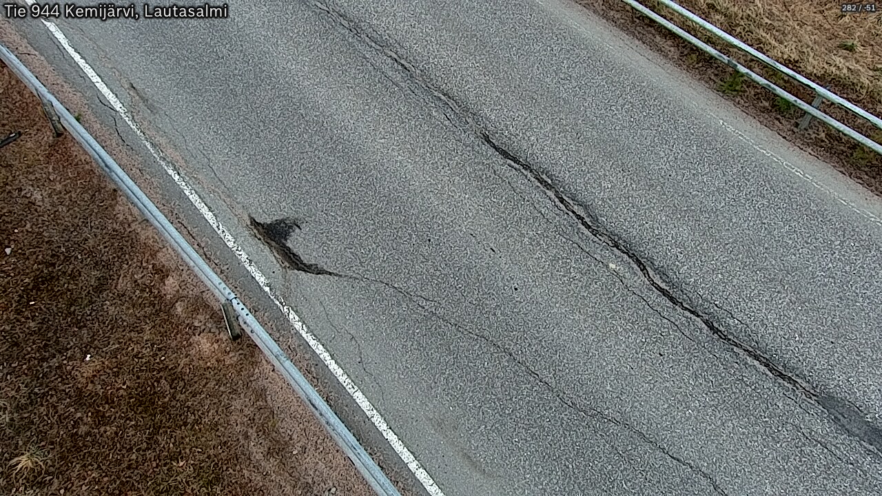Weather Camera Image Väg 944 Kemijärvi, Lautasalmi, Kemijärvi, Lappi