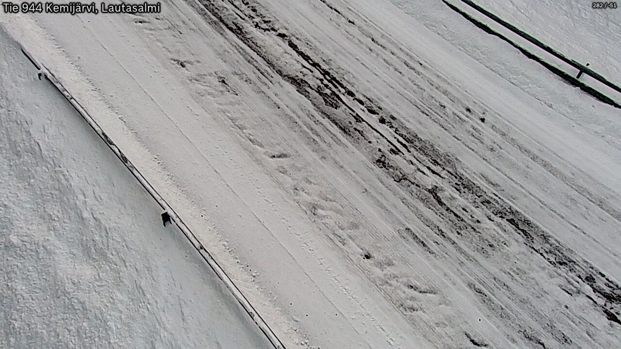 Weather Camera Image Road 944 Kemijärvi, Lautasalmi, Kemijärvi, Lappi