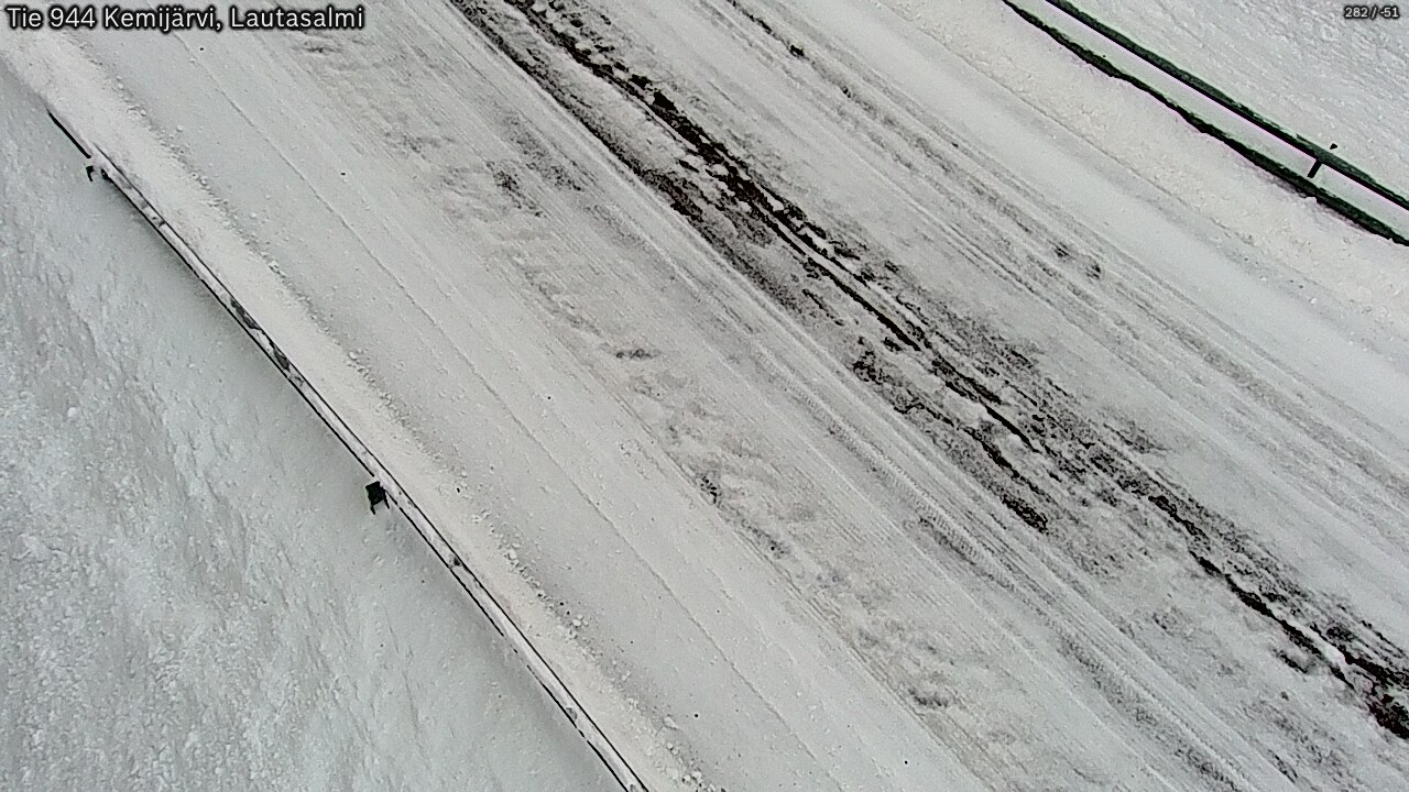 Weather Camera Image Road 944 Kemijärvi, Lautasalmi, Kemijärvi, Lappi