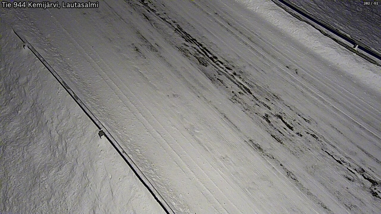 Weather Camera Image Road 944 Kemijärvi, Lautasalmi, Kemijärvi, Lappi