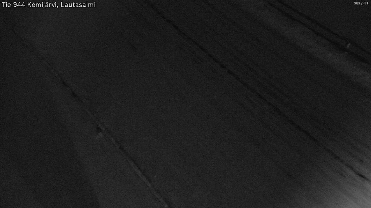 Weather Camera Image Road 944 Kemijärvi, Lautasalmi, Kemijärvi, Lappi