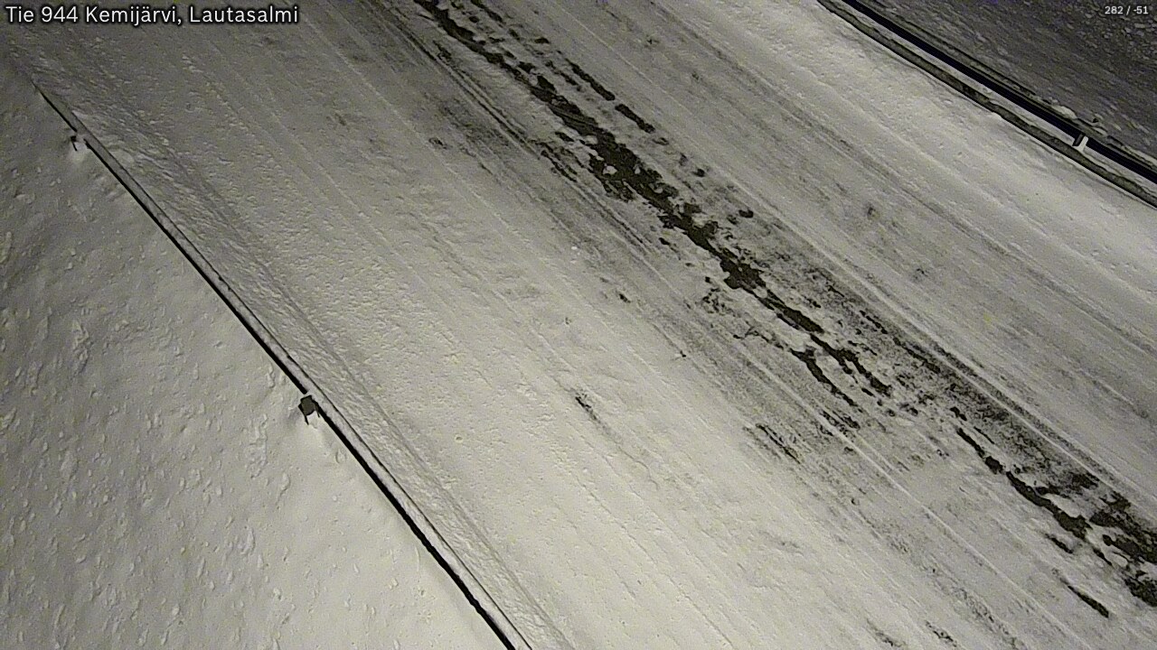 Weather Camera Image Road 944 Kemijärvi, Lautasalmi, Kemijärvi, Lappi