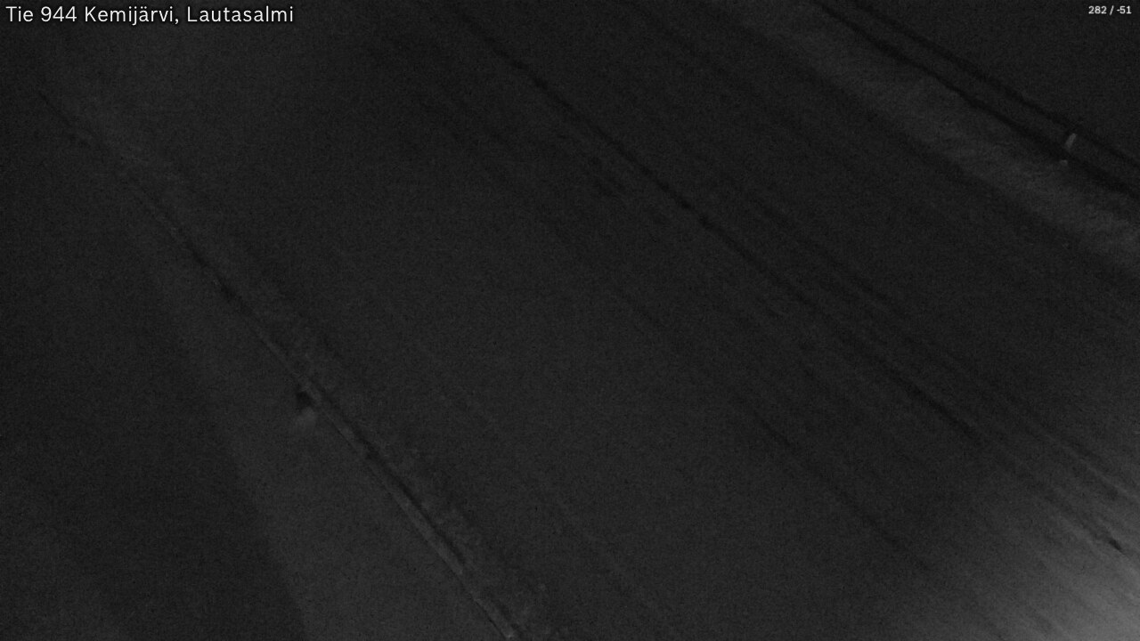 Weather Camera Image Road 944 Kemijärvi, Lautasalmi, Kemijärvi, Lappi