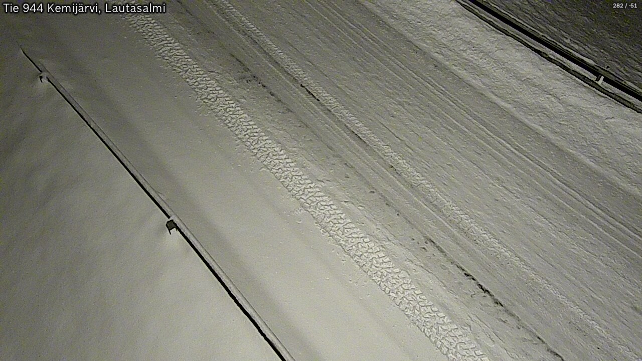 Weather Camera Image Road 944 Kemijärvi, Lautasalmi, Kemijärvi, Lappi