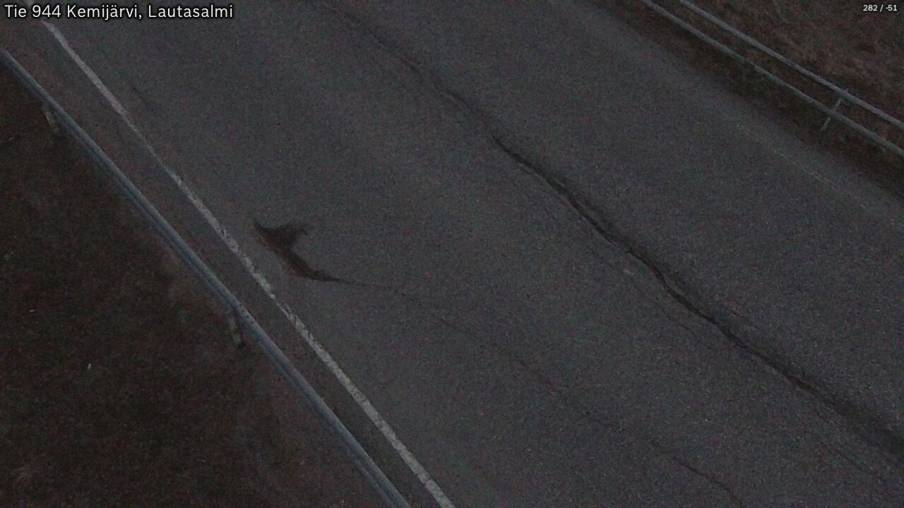 Weather Camera Image Väg 944 Kemijärvi, Lautasalmi, Kemijärvi, Lappi