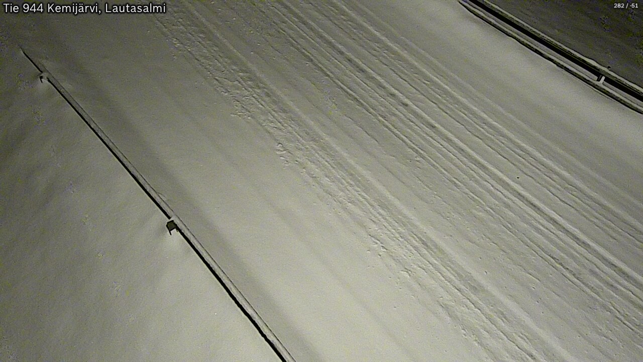 Weather Camera Image Road 944 Kemijärvi, Lautasalmi, Kemijärvi, Lappi