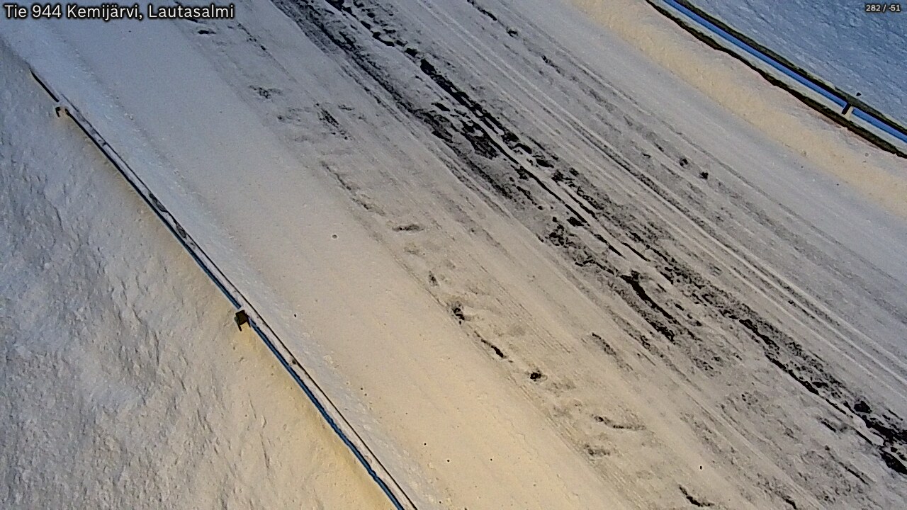 Weather Camera Image Road 944 Kemijärvi, Lautasalmi, Kemijärvi, Lappi