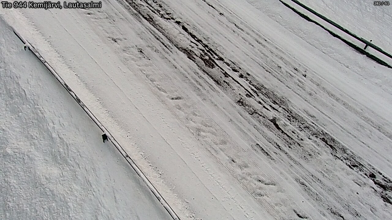 Weather Camera Image Väg 944 Kemijärvi, Lautasalmi, Kemijärvi, Lappi