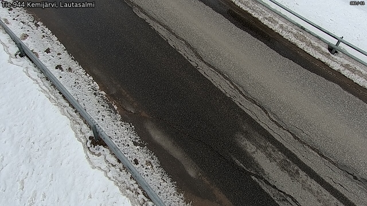 Weather Camera Image Road 944 Kemijärvi, Lautasalmi, Kemijärvi, Lappi