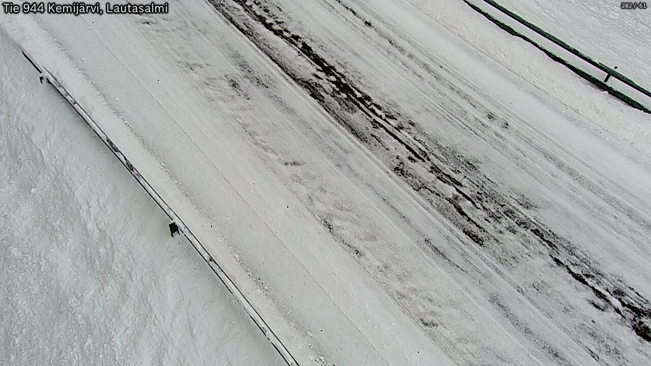 Weather Camera Image Road 944 Kemijärvi, Lautasalmi, Kemijärvi, Lappi