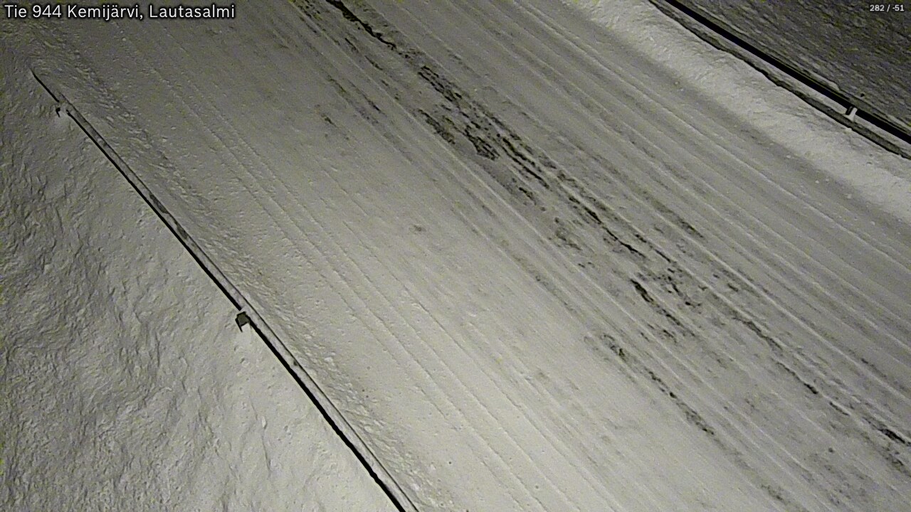 Weather Camera Image Road 944 Kemijärvi, Lautasalmi, Kemijärvi, Lappi