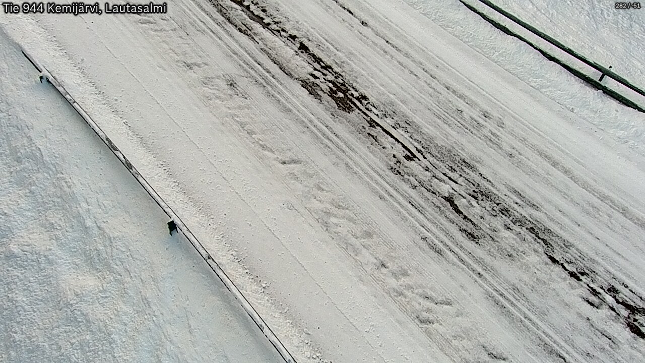 Weather Camera Image Road 944 Kemijärvi, Lautasalmi, Kemijärvi, Lappi