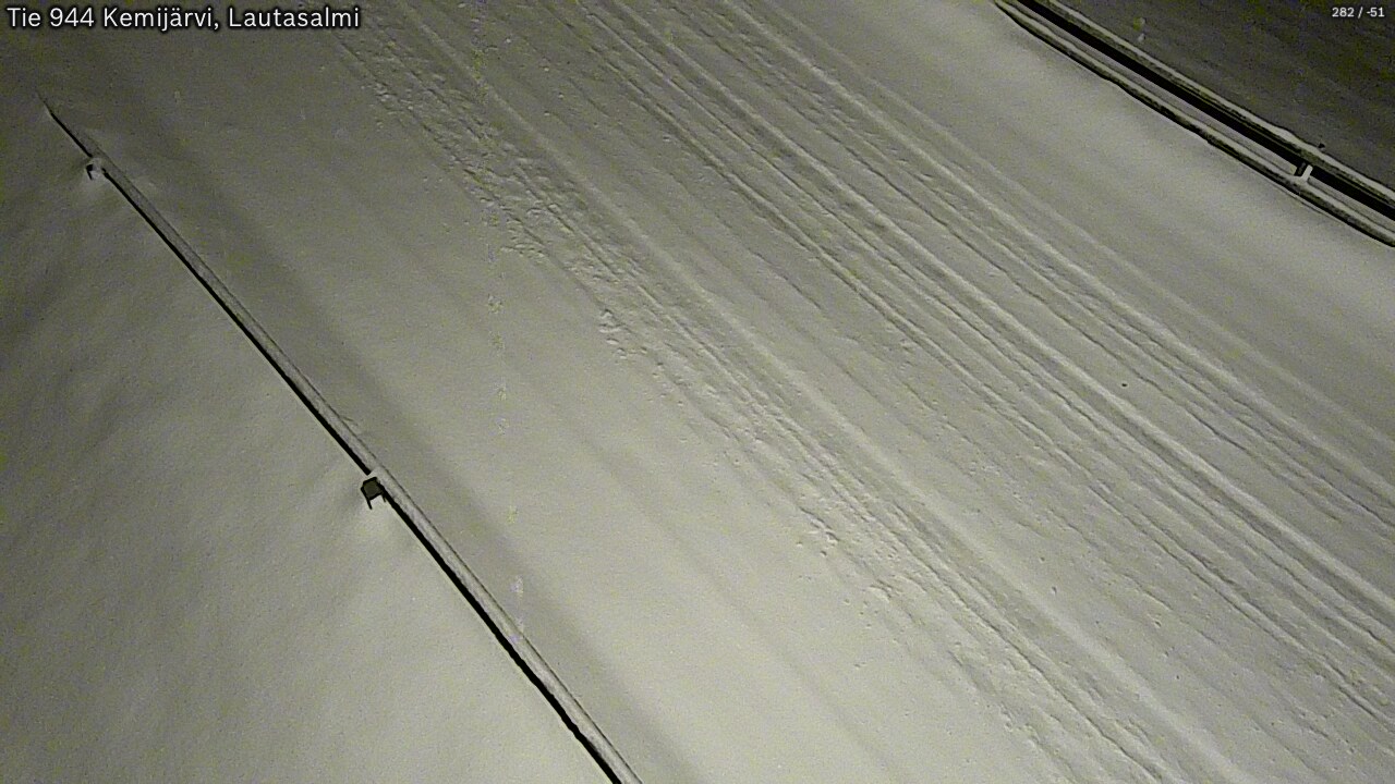 Weather Camera Image Road 944 Kemijärvi, Lautasalmi, Kemijärvi, Lappi