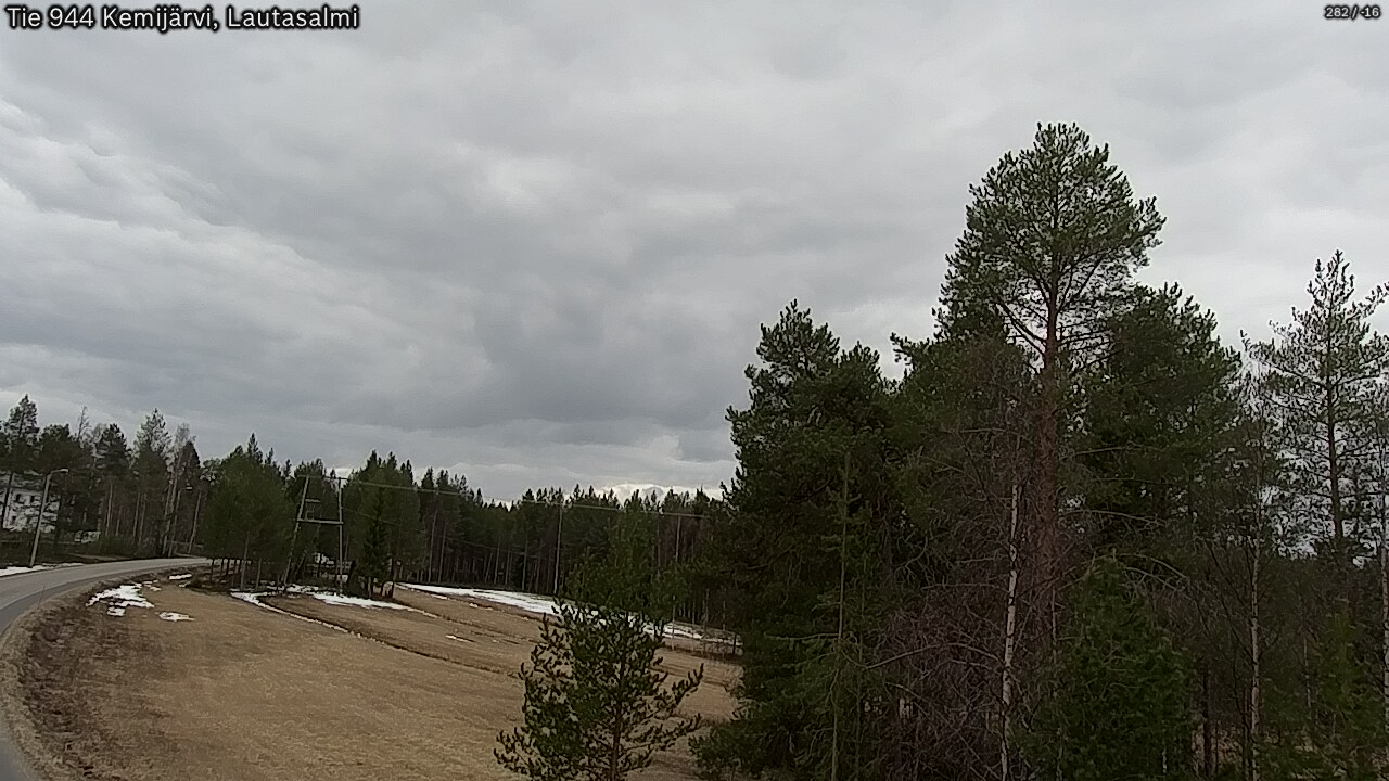 Weather Camera Image Väg 944 Kemijärvi, Lautasalmi, Kemijärvi, Lappi