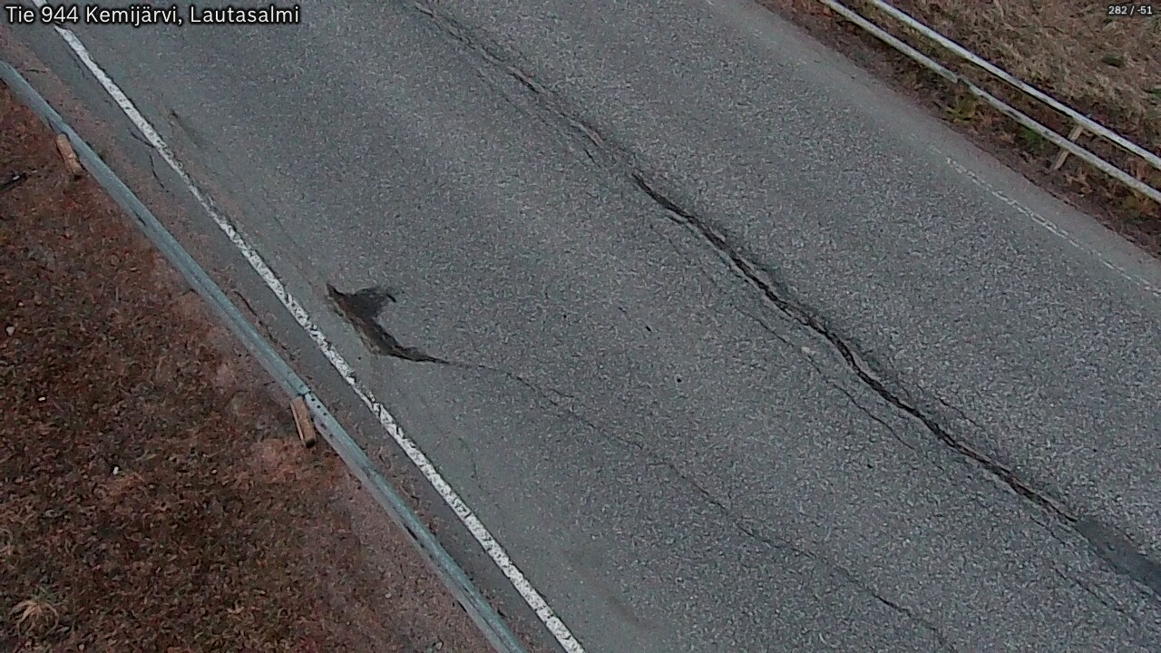 Weather Camera Image Väg 944 Kemijärvi, Lautasalmi, Kemijärvi, Lappi