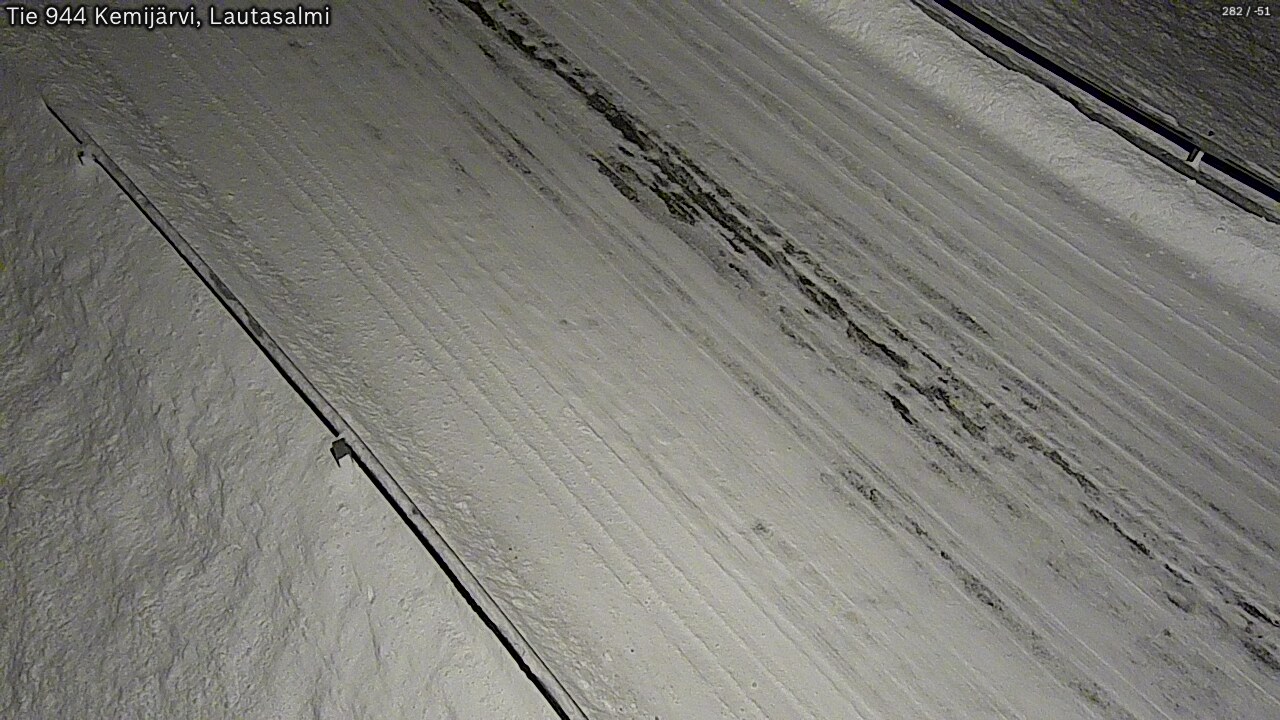 Weather Camera Image Road 944 Kemijärvi, Lautasalmi, Kemijärvi, Lappi