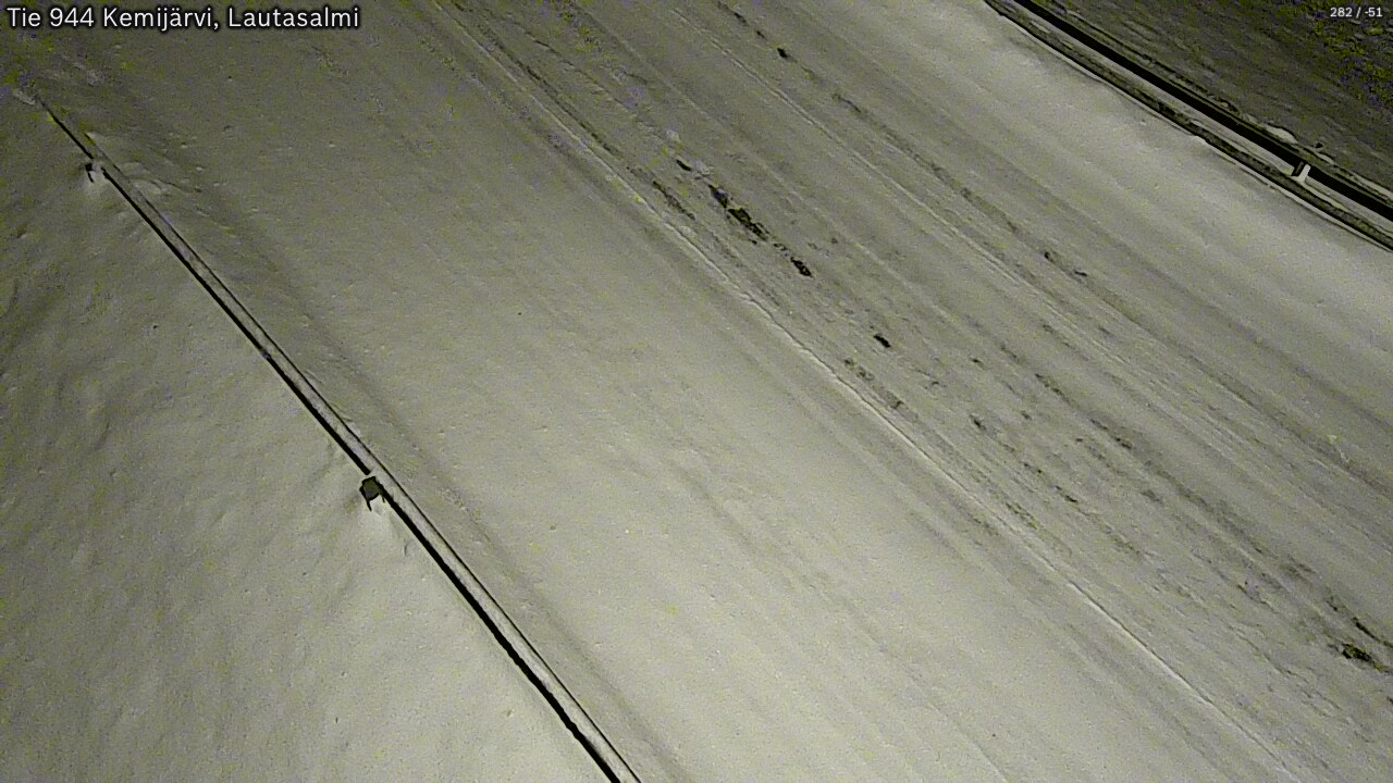 Weather Camera Image Road 944 Kemijärvi, Lautasalmi, Kemijärvi, Lappi