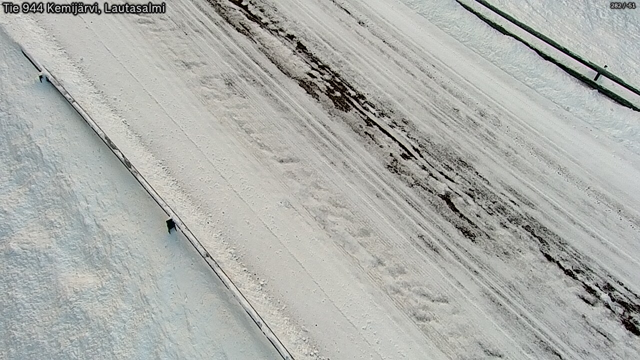 Weather Camera Image Road 944 Kemijärvi, Lautasalmi, Kemijärvi, Lappi
