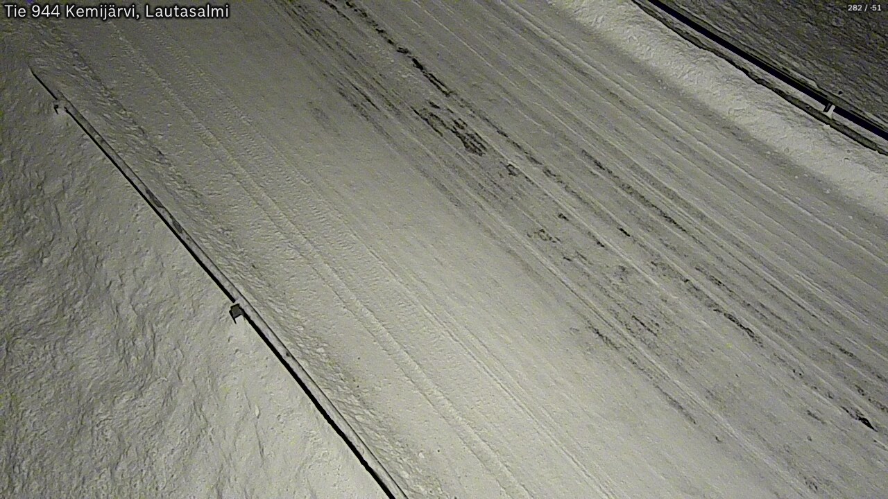 Weather Camera Image Road 944 Kemijärvi, Lautasalmi, Kemijärvi, Lappi