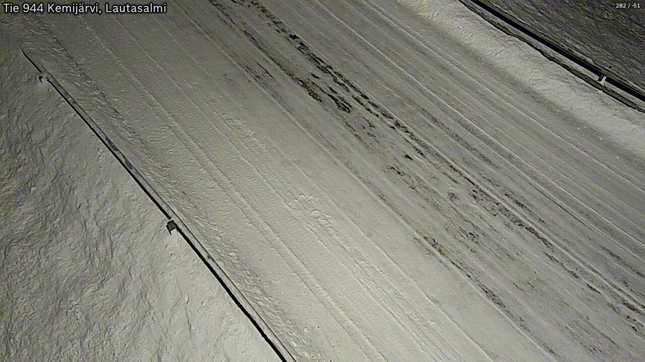 Weather Camera Image Road 944 Kemijärvi, Lautasalmi, Kemijärvi, Lappi