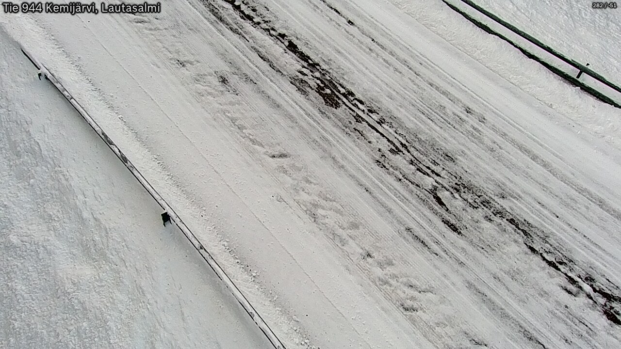 Weather Camera Image Road 944 Kemijärvi, Lautasalmi, Kemijärvi, Lappi