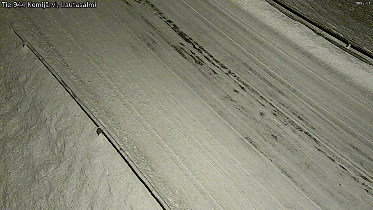 Weather Camera Image Road 944 Kemijärvi, Lautasalmi, Kemijärvi, Lappi