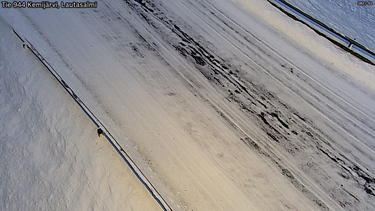 Weather Camera Image Road 944 Kemijärvi, Lautasalmi, Kemijärvi, Lappi