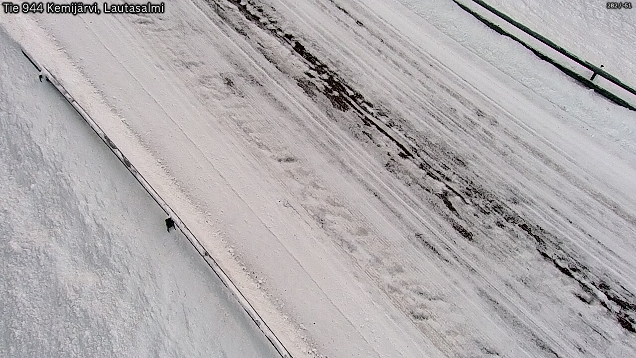 Weather Camera Image Road 944 Kemijärvi, Lautasalmi, Kemijärvi, Lappi