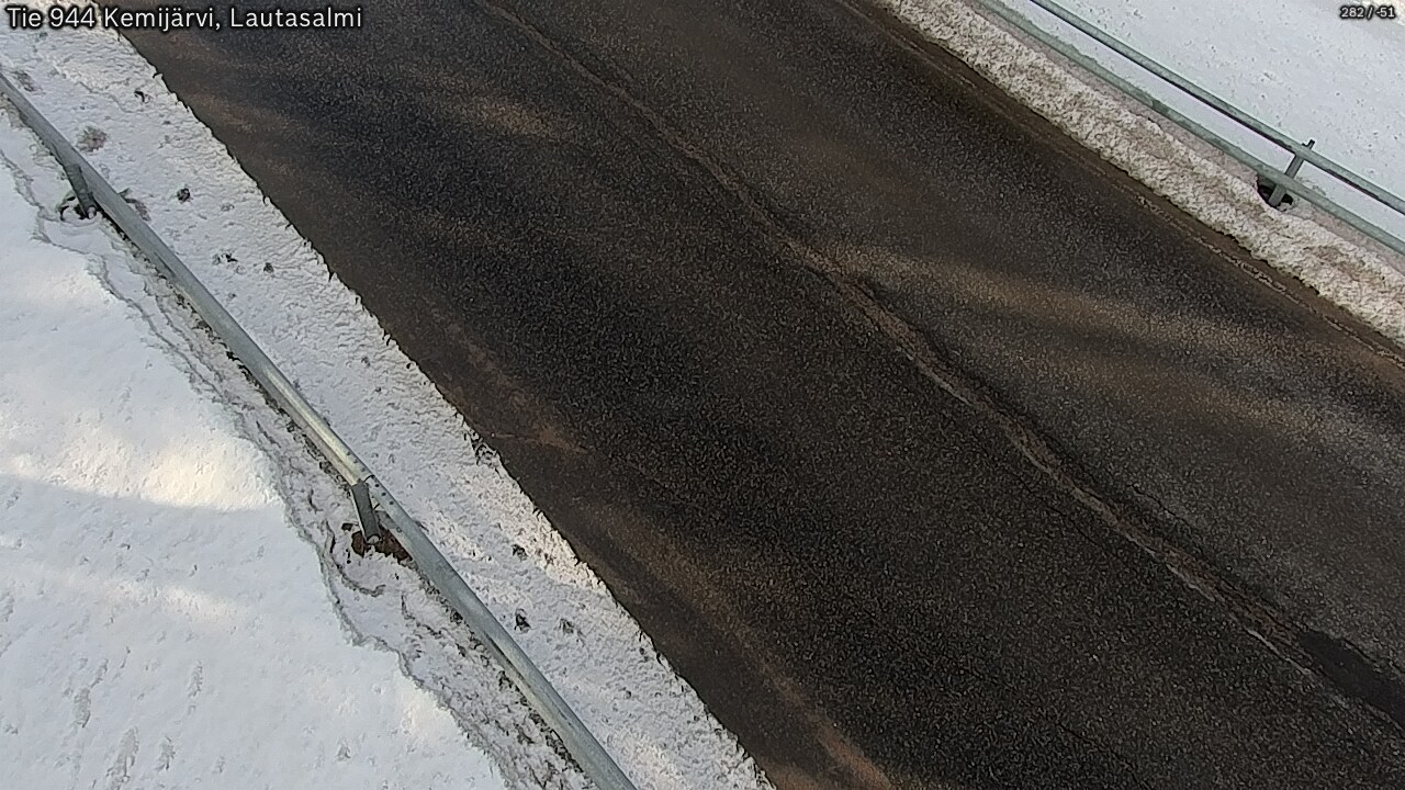 Weather Camera Image Road 944 Kemijärvi, Lautasalmi, Kemijärvi, Lappi