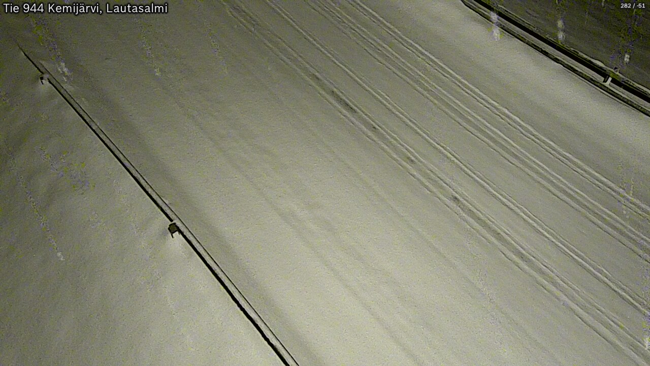 Weather Camera Image Road 944 Kemijärvi, Lautasalmi, Kemijärvi, Lappi