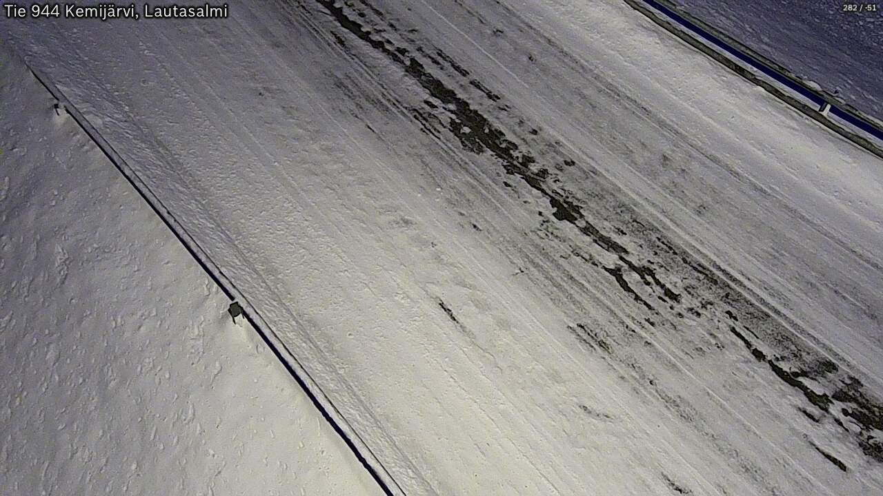Weather Camera Image Road 944 Kemijärvi, Lautasalmi, Kemijärvi, Lappi