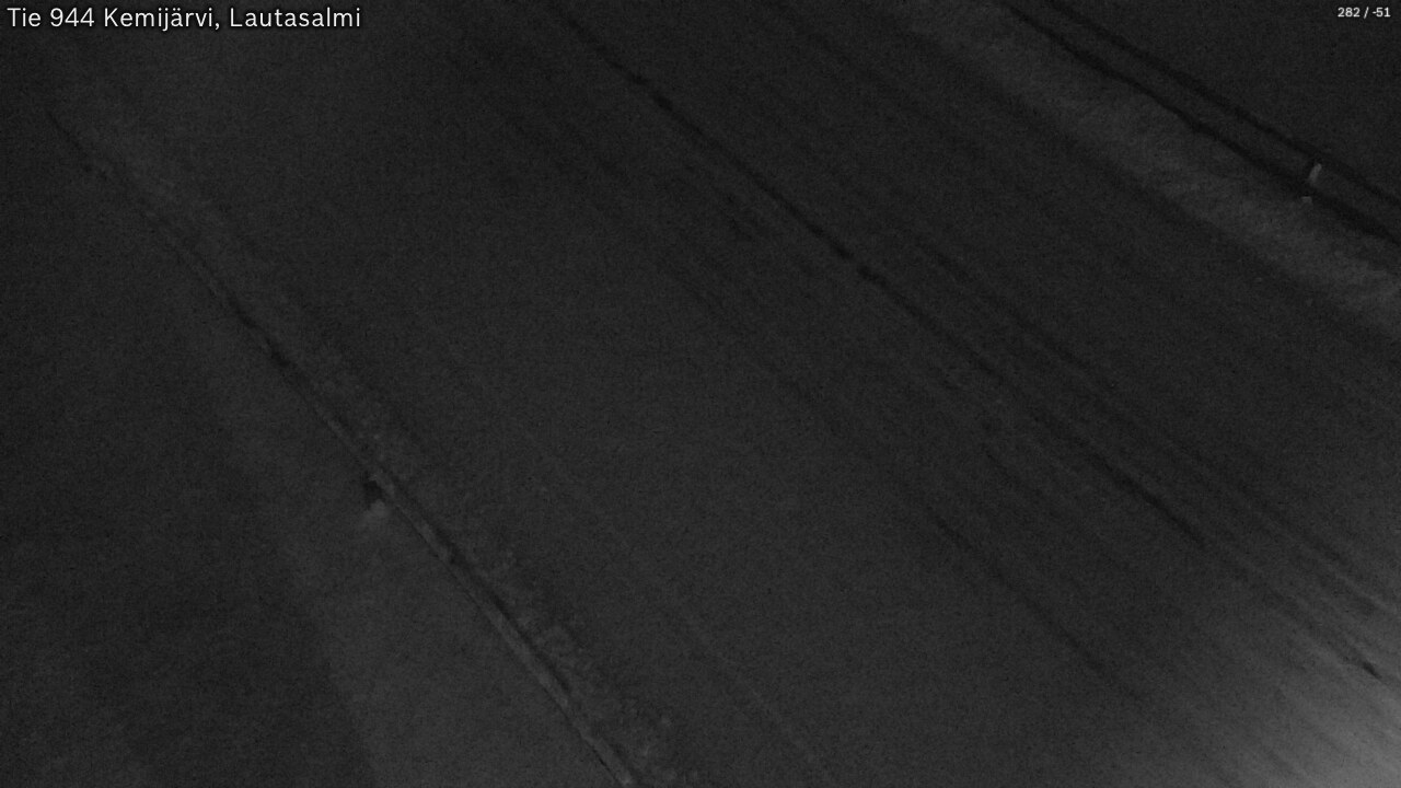 Weather Camera Image Road 944 Kemijärvi, Lautasalmi, Kemijärvi, Lappi